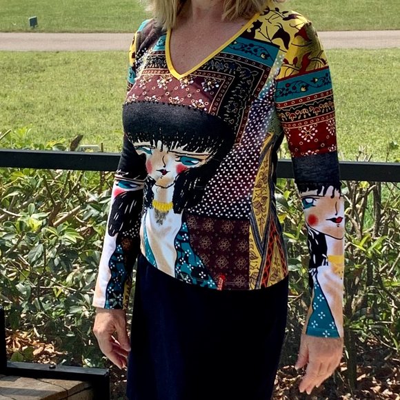 Miss Sixty beaded, embellished long sleeve t-shirt - Picture 2 of 11